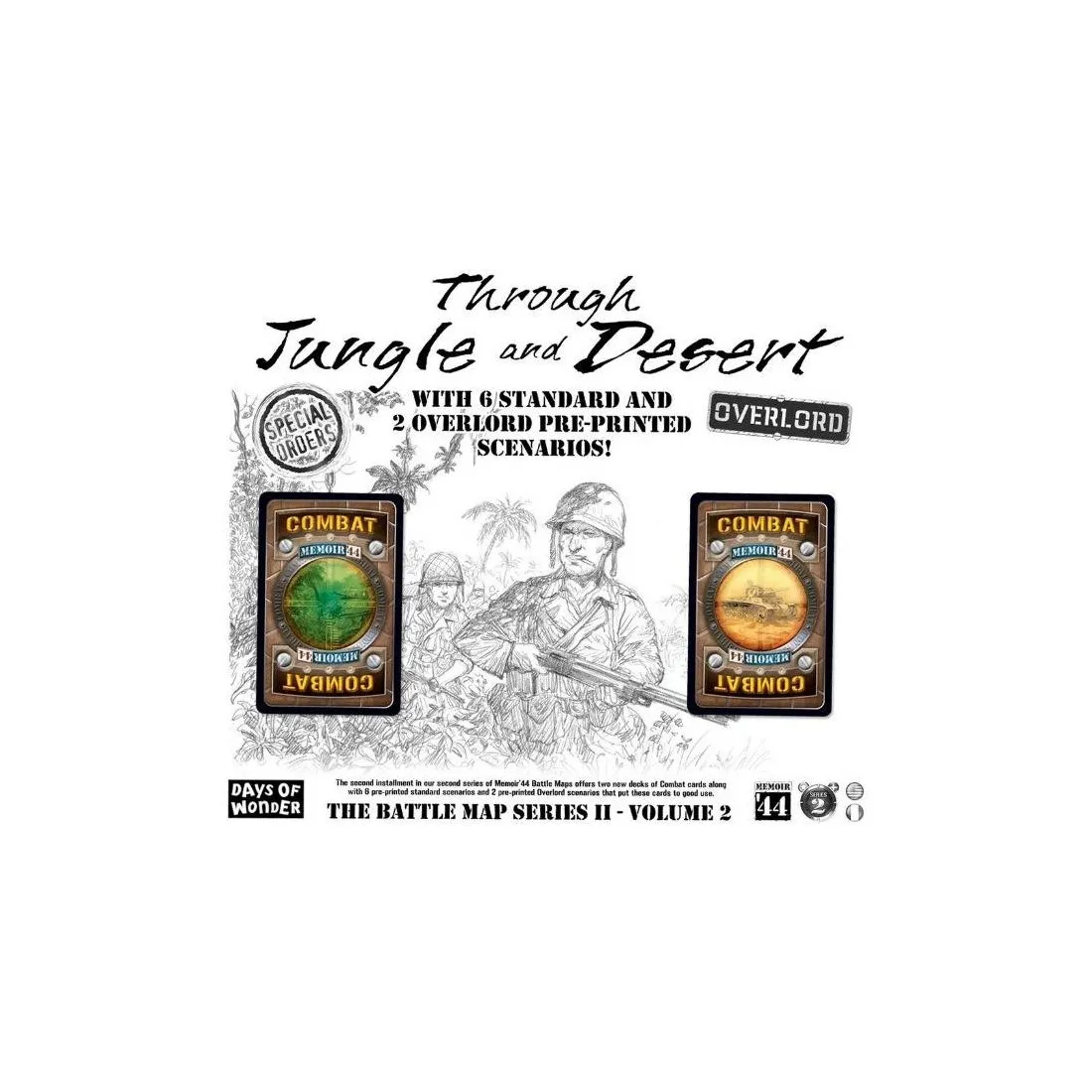 Memoire 44 - Battle Maps - Dans la Jungle et le Désert