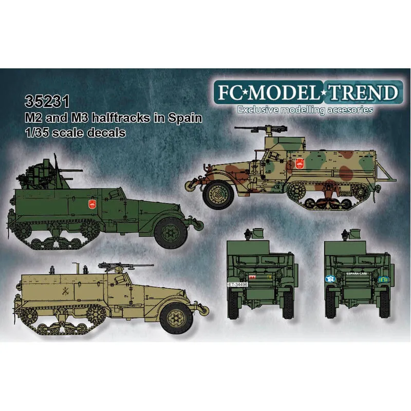 Calcas : Half-tracks M2 et M3 en Espagne. FC MODELTIPS 35231
