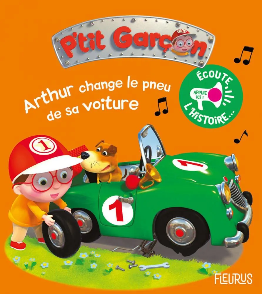 FLEURUS P'TIT GARCON - ARTHUR CHANGE LE PNEU DE SA VOITURE