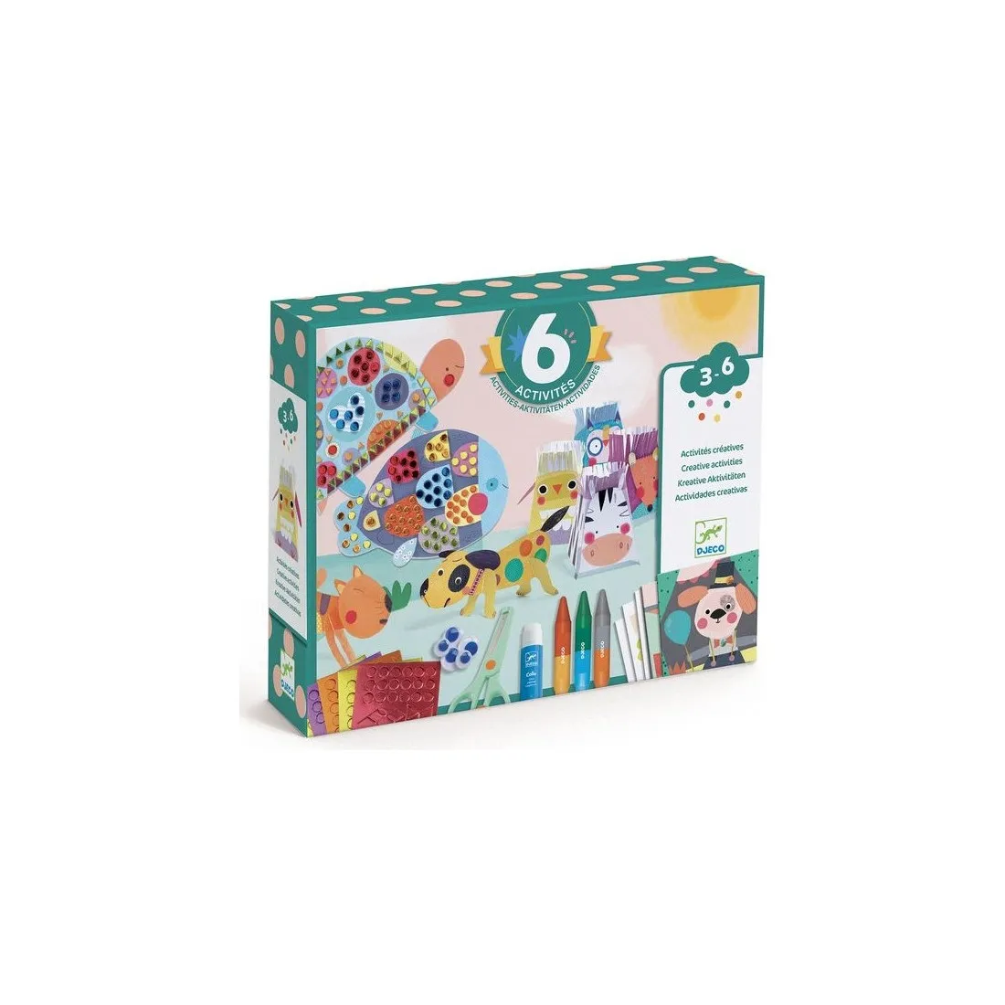 Coffret loisirs créatifs - Les Animaux et leurs maisons - Djeco