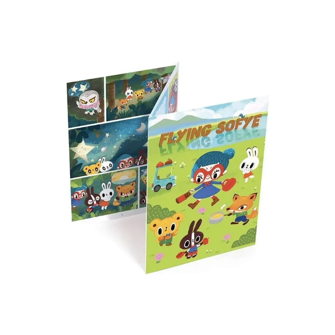 BD à créer en Décalcomanies - Flying Sofye - Djeco
