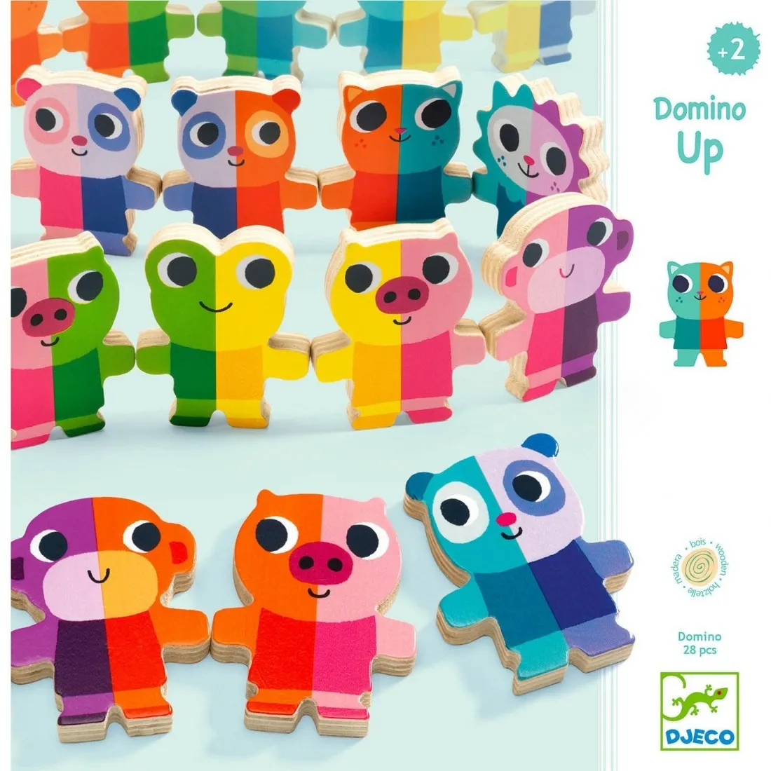 Dominos Up - Jeu de dominos Animaux - Djeco