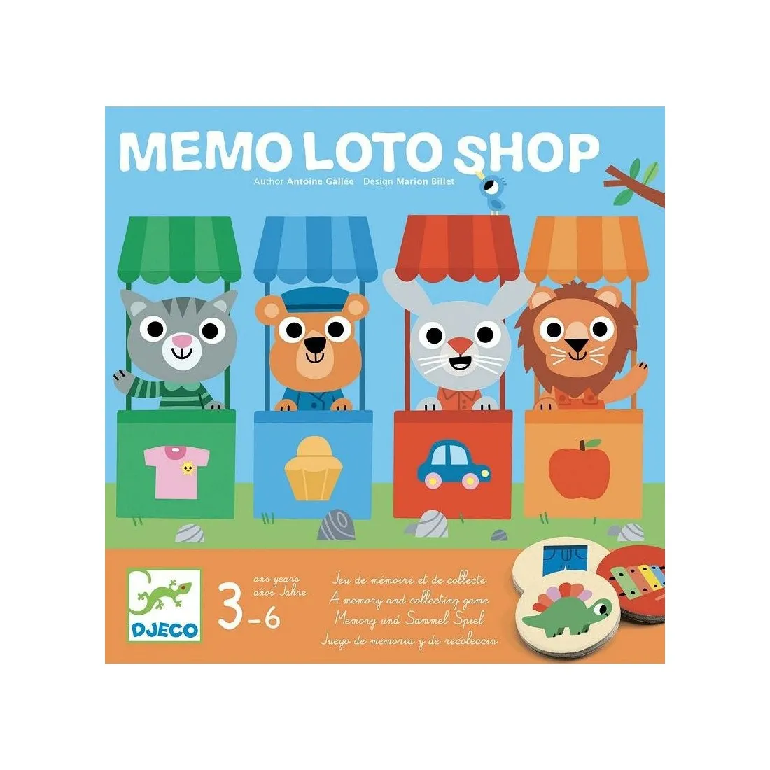 Jeu Mémo Loto Shop Djeco