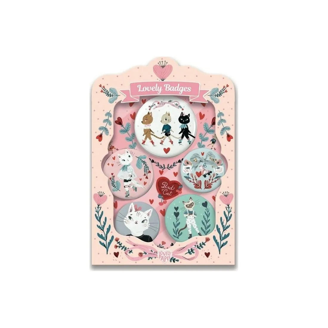 Lovely Badges Chats - Djeco