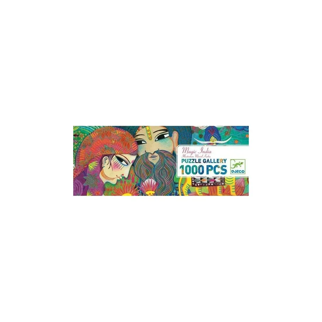 Puzzle Magic India 1000 pièces - Djeco