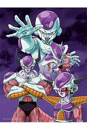 Dragon ball - impression en verre - frieza forms - 30x40 cm