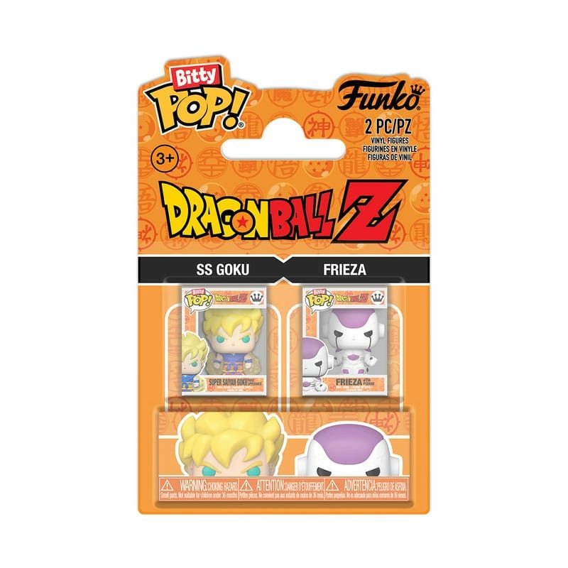 Dragon ball pack 2 figurines bitty pop! vinyl goku & freiza 2,5 cm