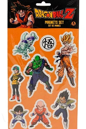 Dragon ball pack aimants set b