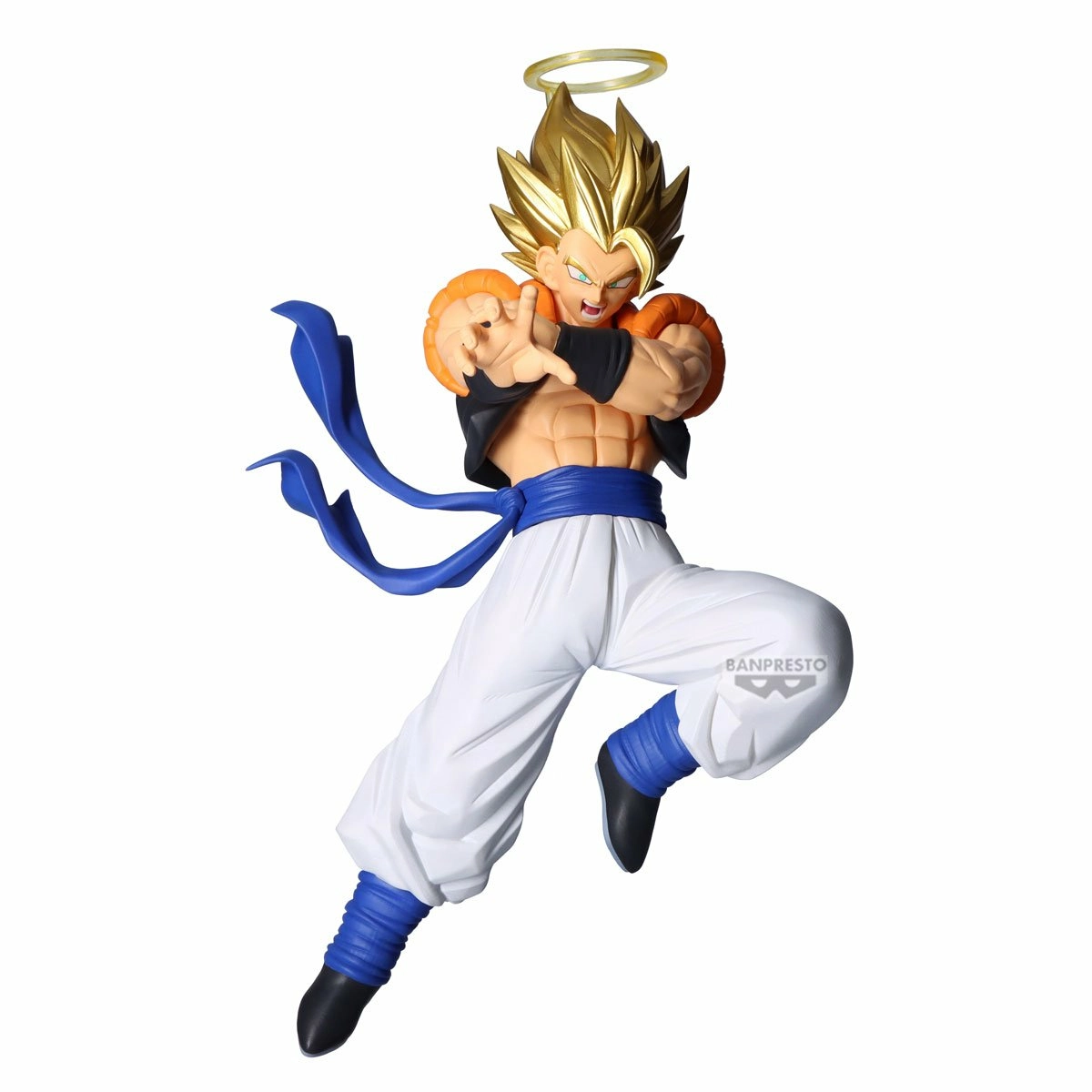 Dragon ball z dokkan battle - gogeta - figurine 10th anniversary 19cm