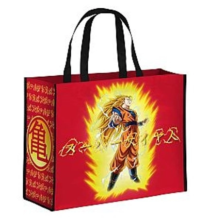 Dragon ball z or bolsa reciclable con asas 40x45x20 cm