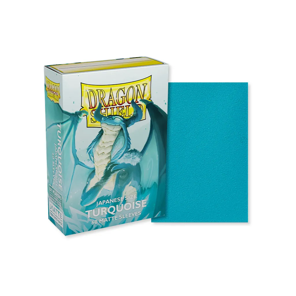 Dragon Shield - 60 Japanese Sleeves Matte - Turquoise