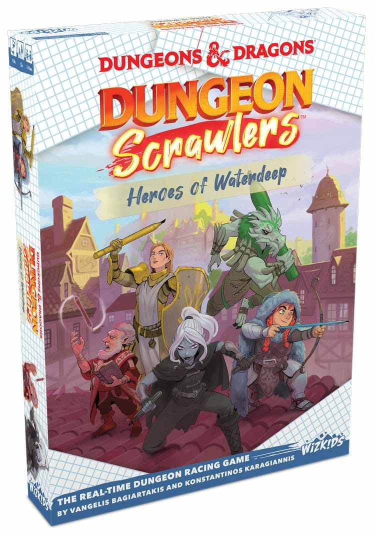 Dungeons & dragons: dungeon scrawlers - heroes of waterdeep jeu de plateau anglais