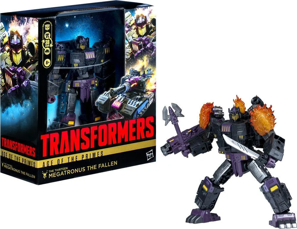 TRANSFORMERS  AGE OT THE PRIMES LEADER THE THIRTEEN MEGATRONUS THE FALLEN