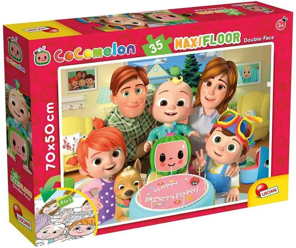 COCOMELON PUZZLE 35 PIECES 2 EN 1 - MES AMILLEURS AMIS