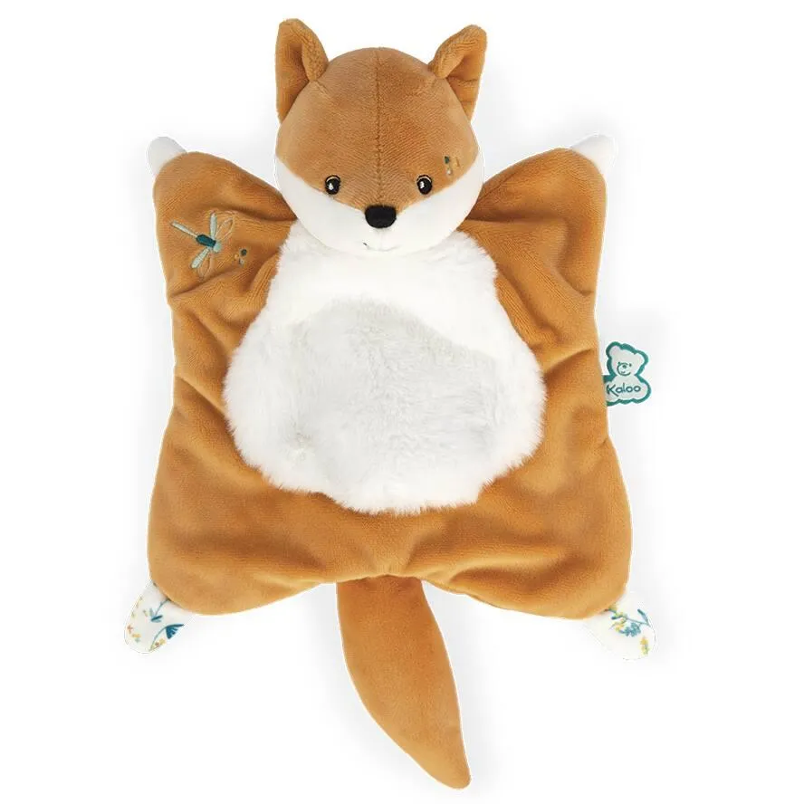 DOUDOU CARRE RENARD LEONARD 20 CM - FRIPONS