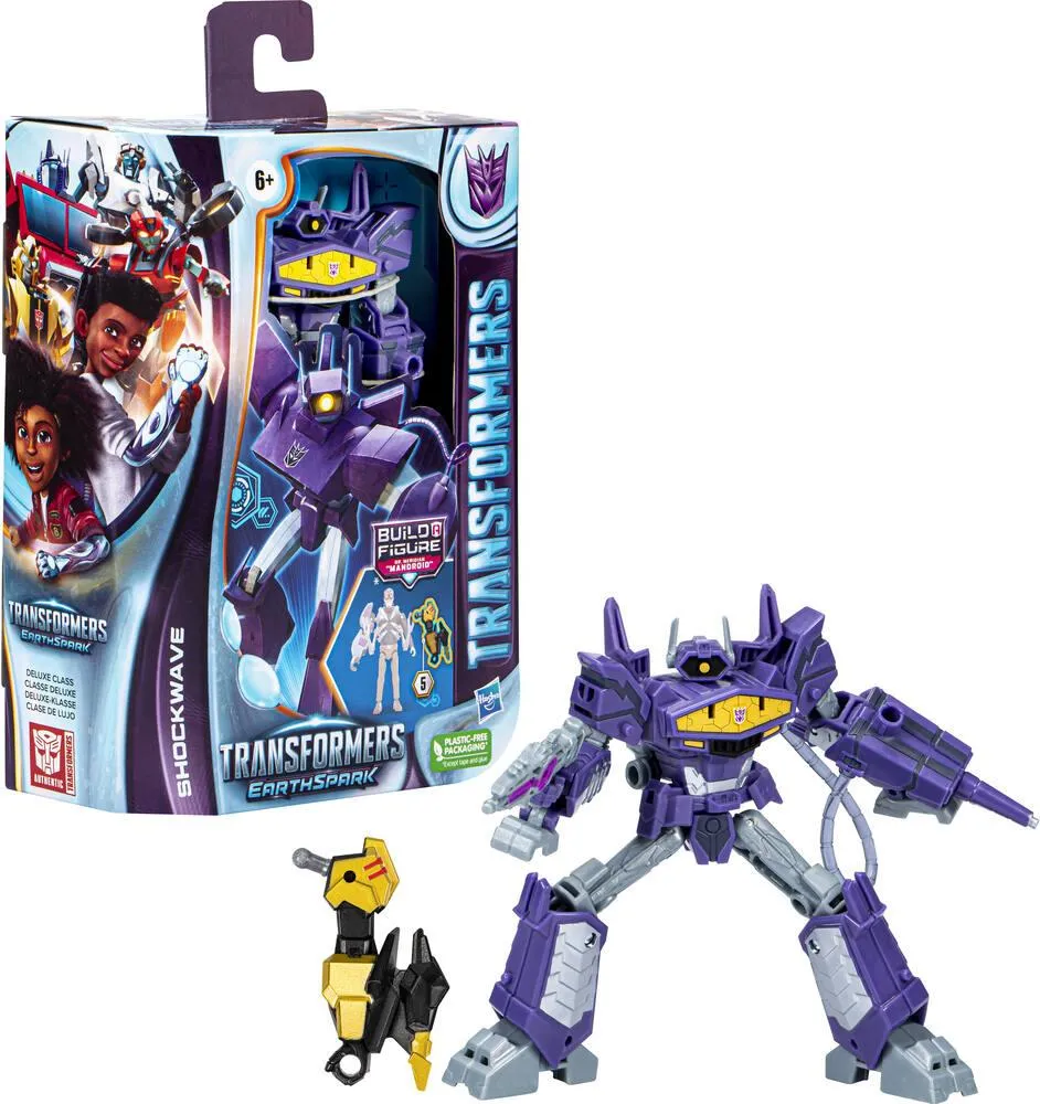 TRANSFORMERS EARTHSPARK DELUXE SHOCKWAVE