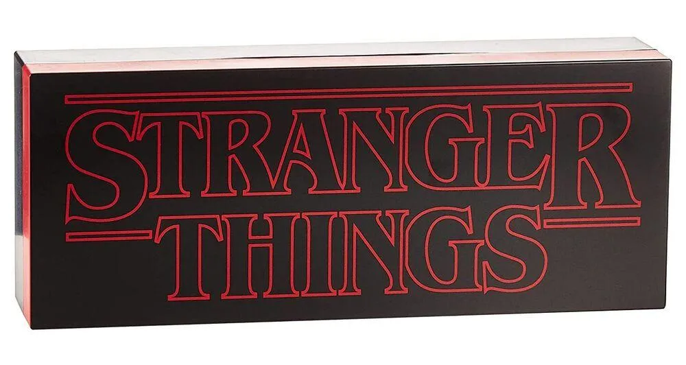 STRANGER THINGS - LAMPE LOGO