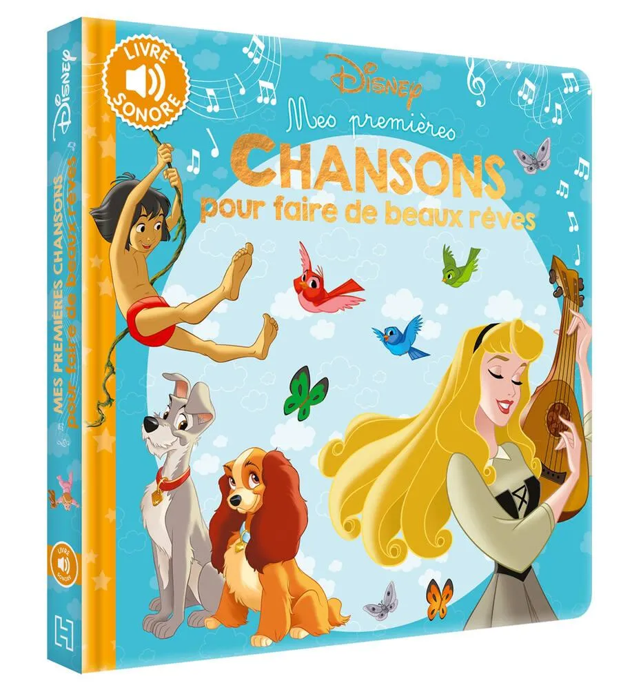 DISNEY CLASSIQUES - LIVRE - MES PREMIERES CHANSONS