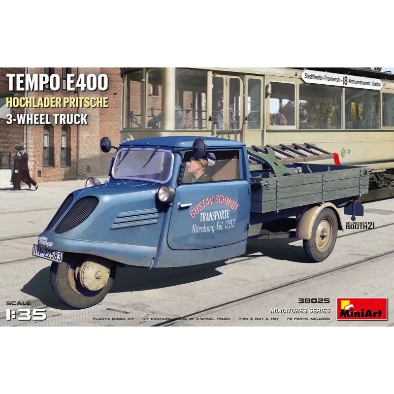 Camion E400 Hochlader Pritsche. MINIART 38025