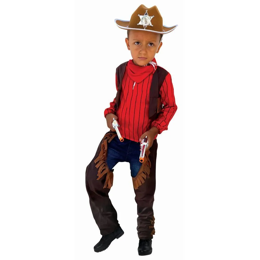 DEGUISEMENT COWBOY - TAILLE M 5-7 ANS