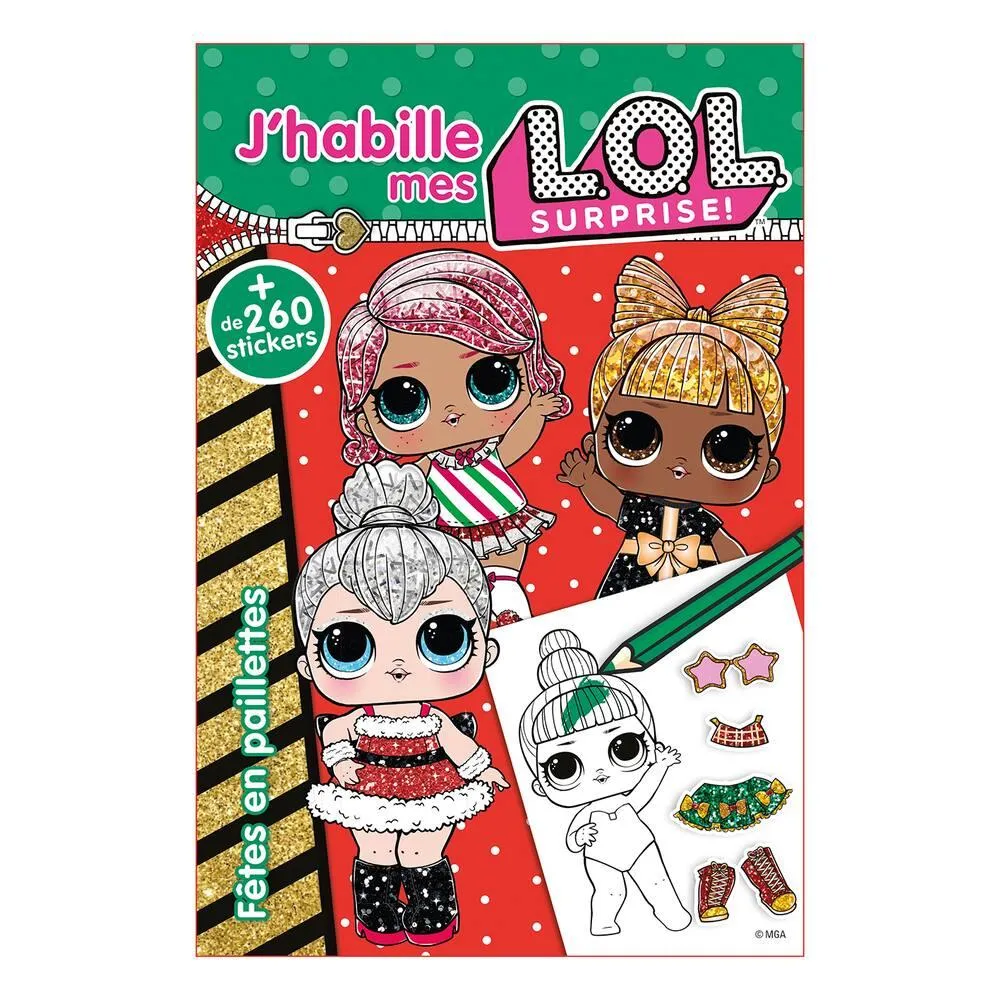 LOL SURPRISE - J'HABILLE - FETES EN PAILLE