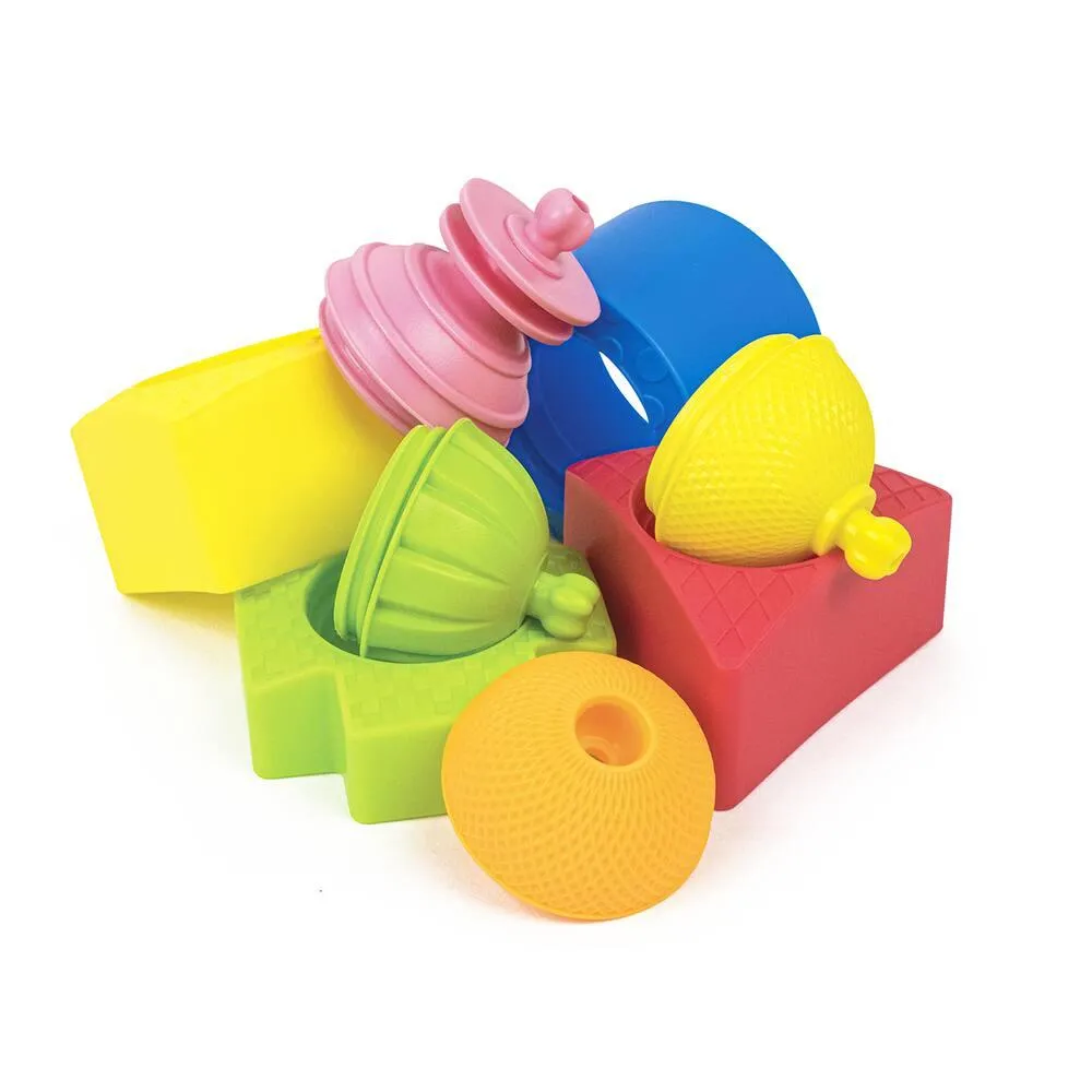 MONTESSORI - 4 FORMES ET 4 PERLES - 12 PIECES