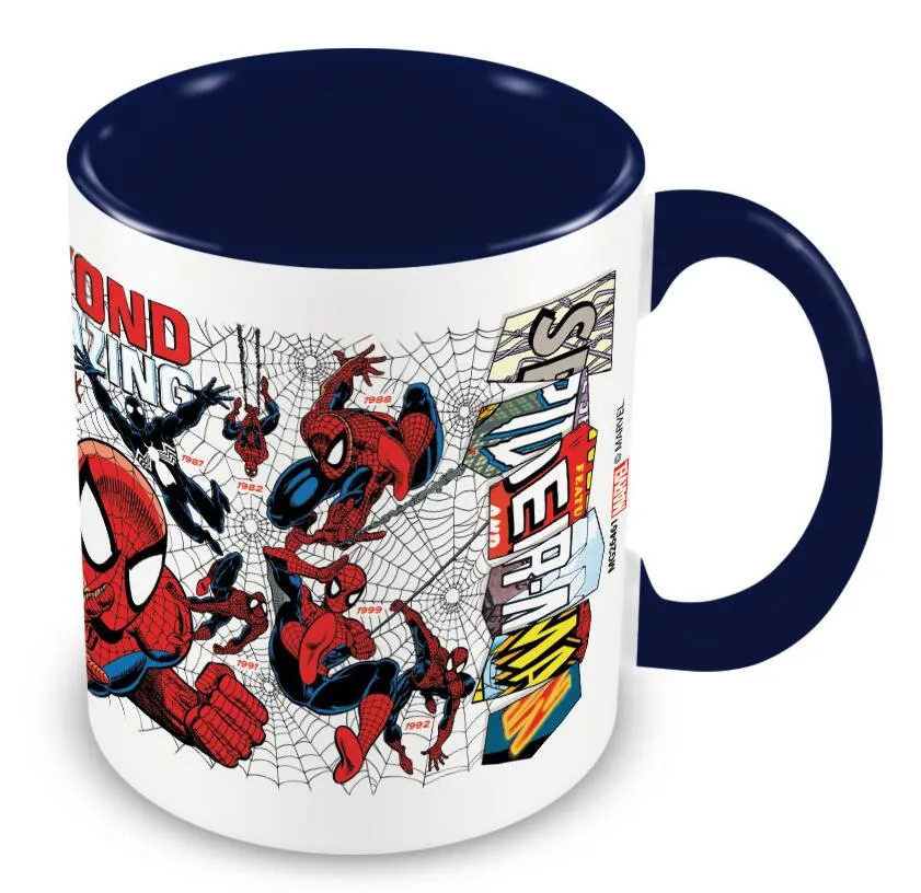 SPIDER-MAN - MUG INTERIEUR COLORE BLEU TIMELESS COSTUME