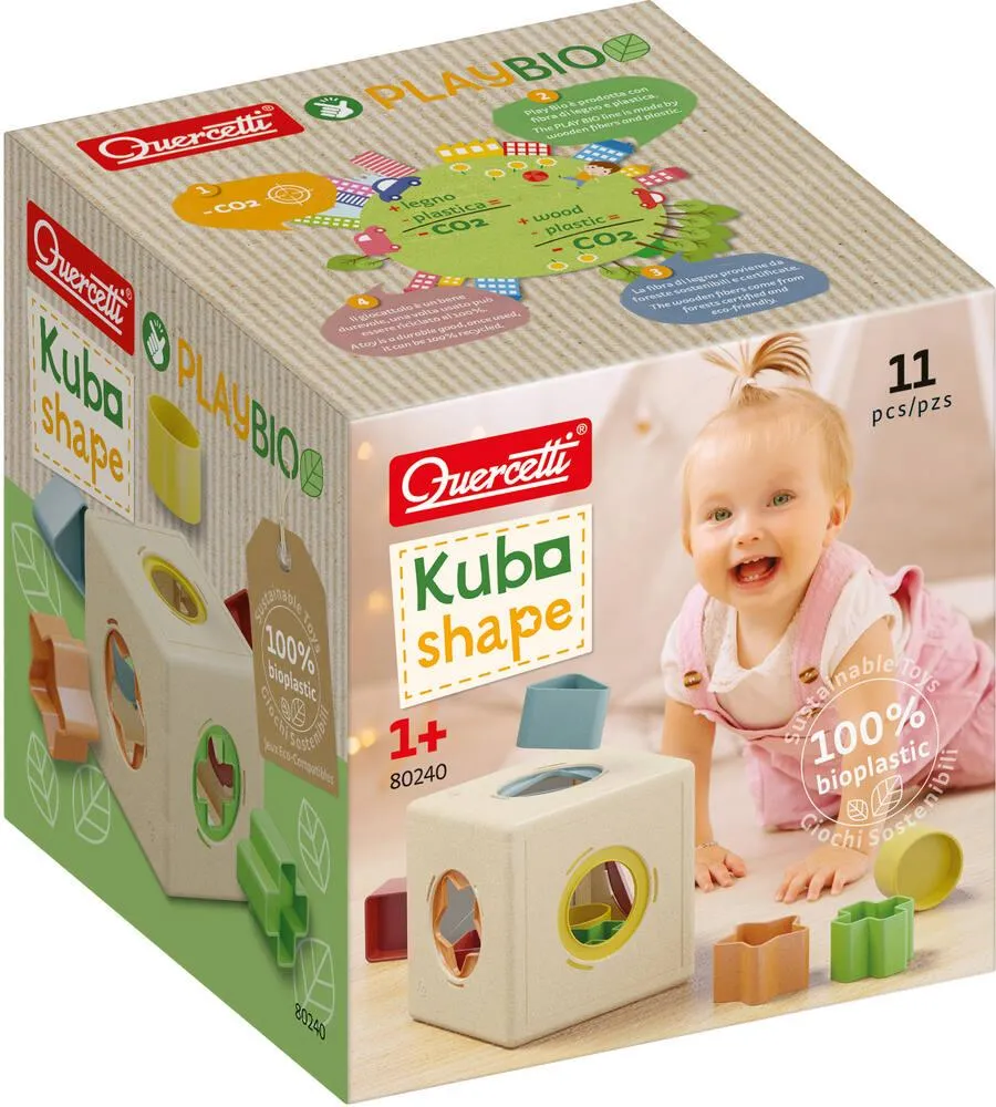 PLAY BIO - TRIEUR DE FORME 11 PIECES - QUBO SHAPE