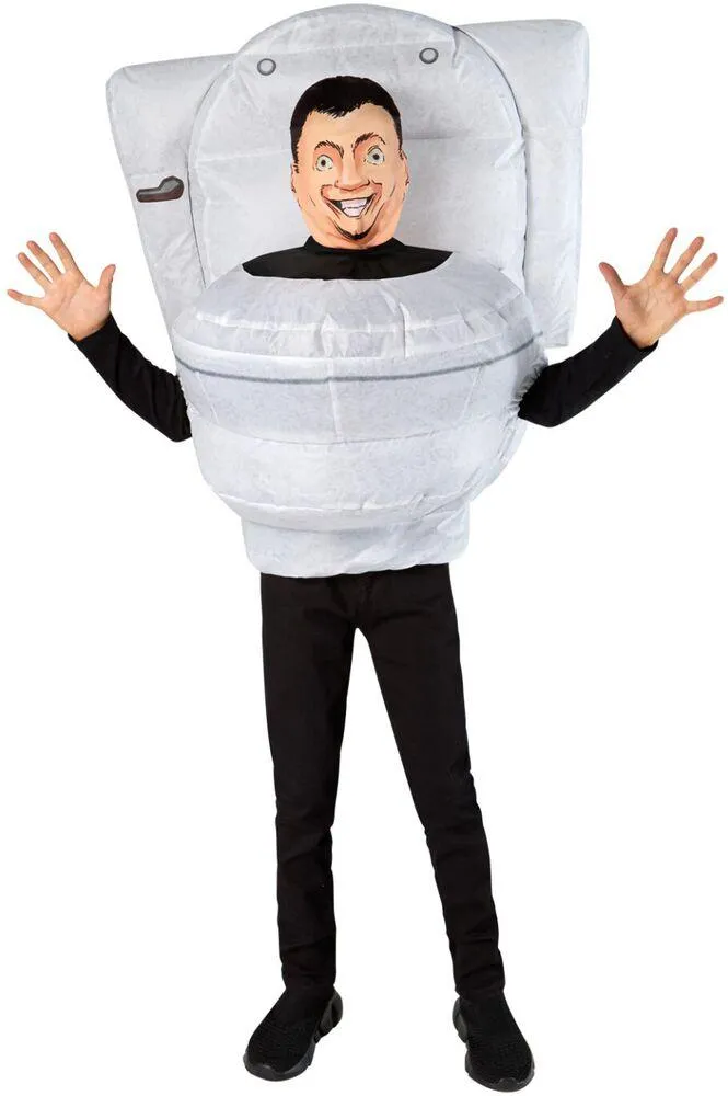 DEGUISEMENT GONFLABLE SKIBIDI TOILET -  TAILLE STANDARD