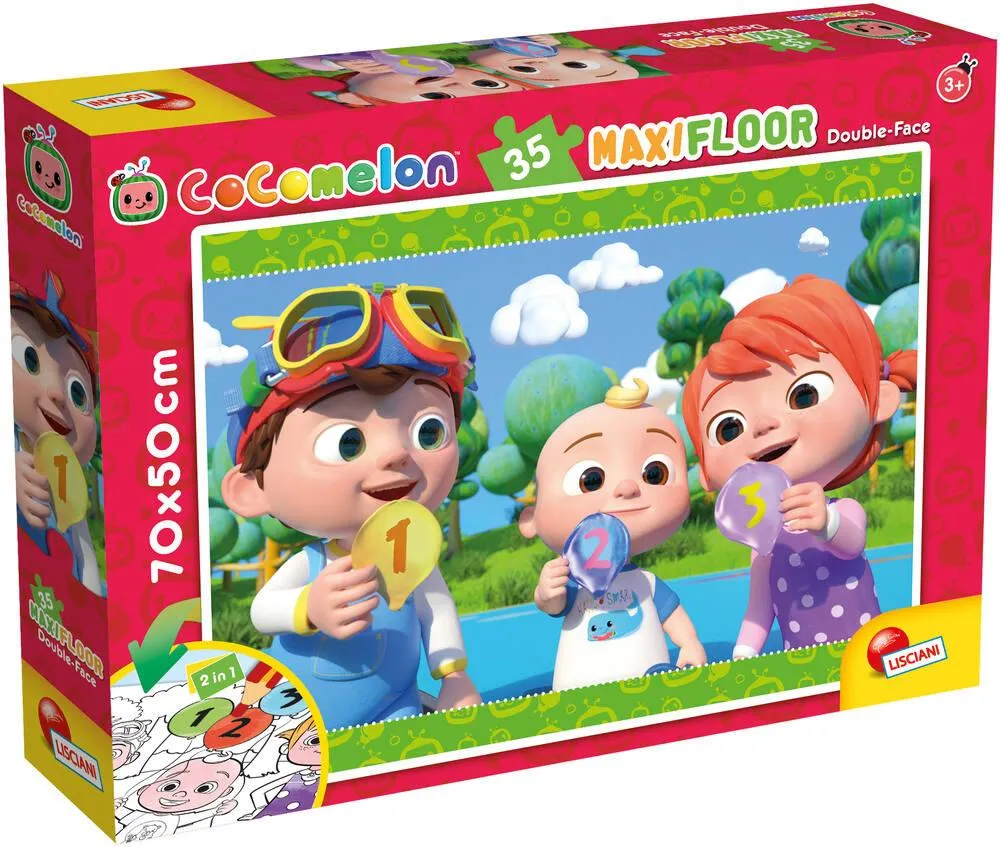 COCOMELON PUZZLE 35 PIECES 2 EN 1 - C'EST AMUSANT DE PARTAGER !