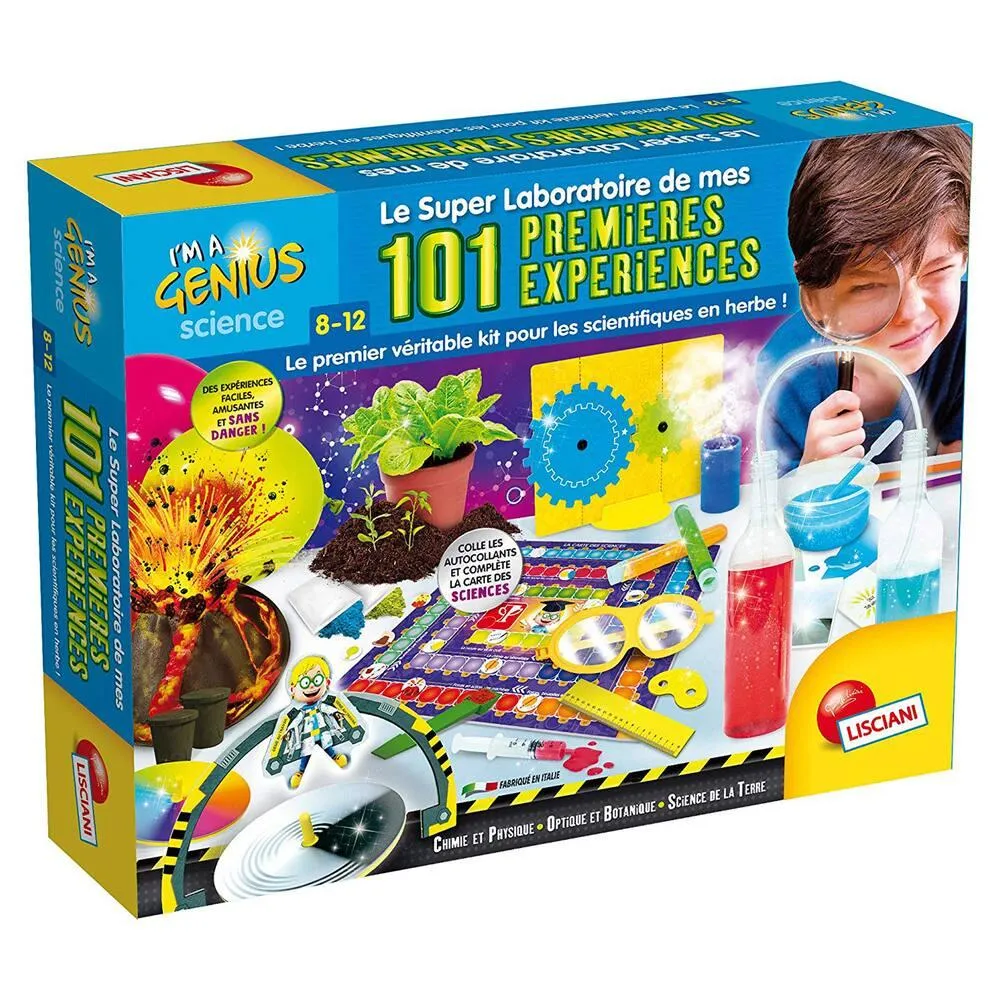 I'M A GENIUS LE LABORATOIRE SECRET DE CHIMIE 101 EXPERIENCES