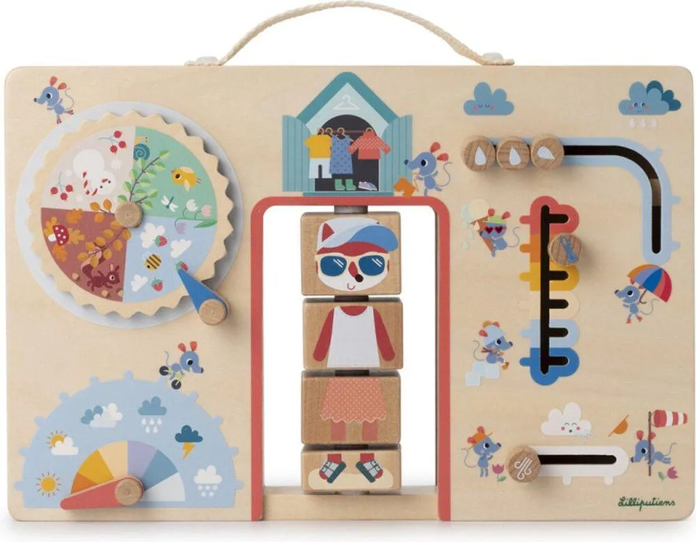 ALICE S'HABILLE SELON LA METEO VALISETTE