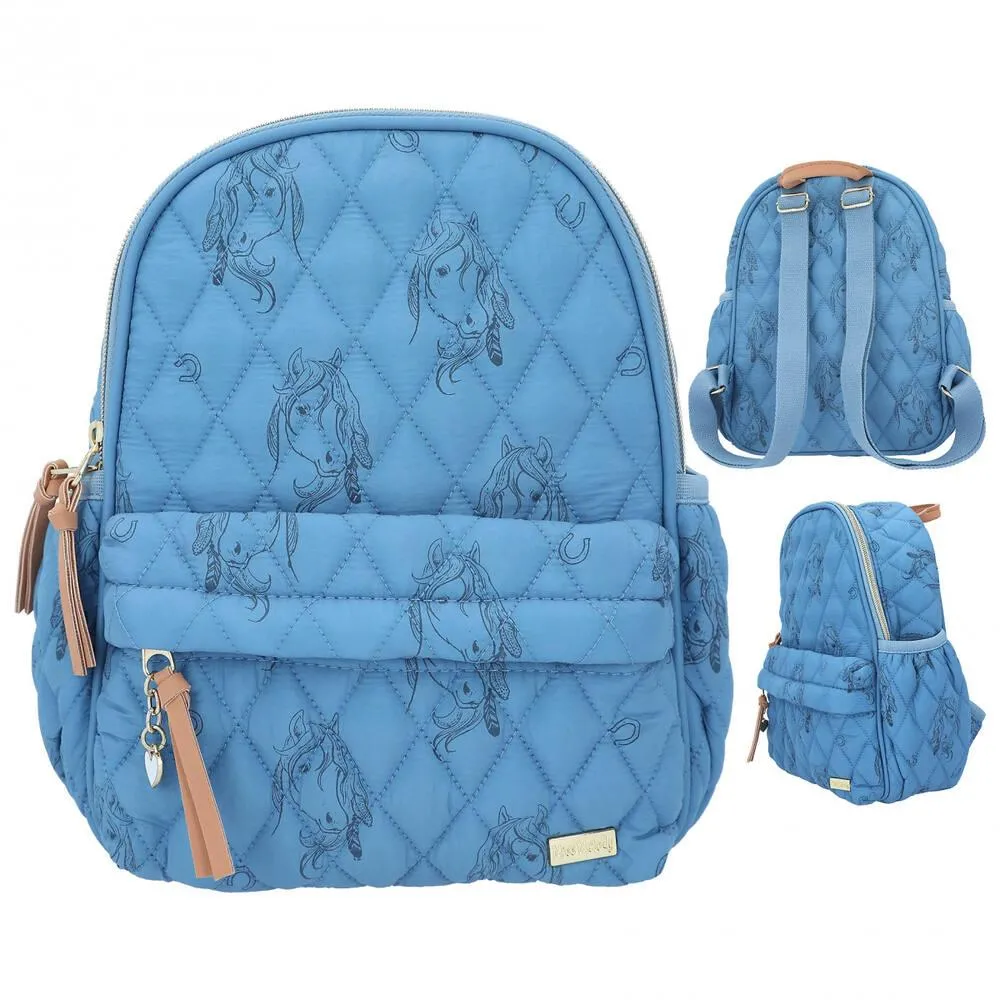 MISS MELODY SAC A DOS BLUE QUILT