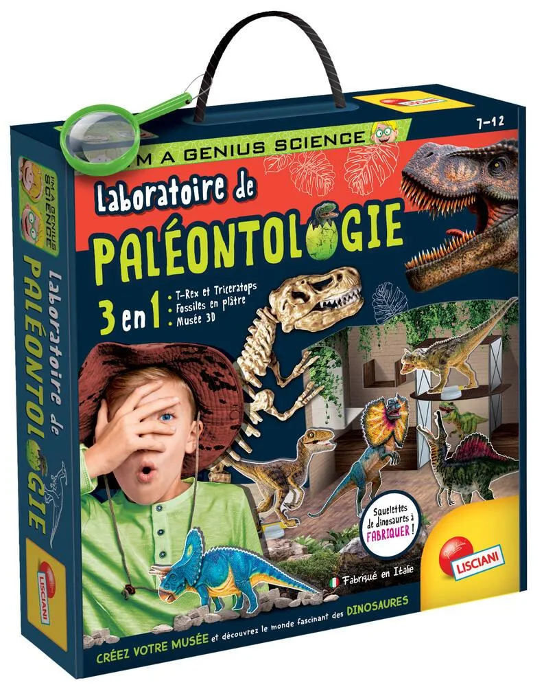 I'M A GENIUS SCIENCE - LE LABORATOIRE DE LA PALEONTHOLOGIE 3 EN 1