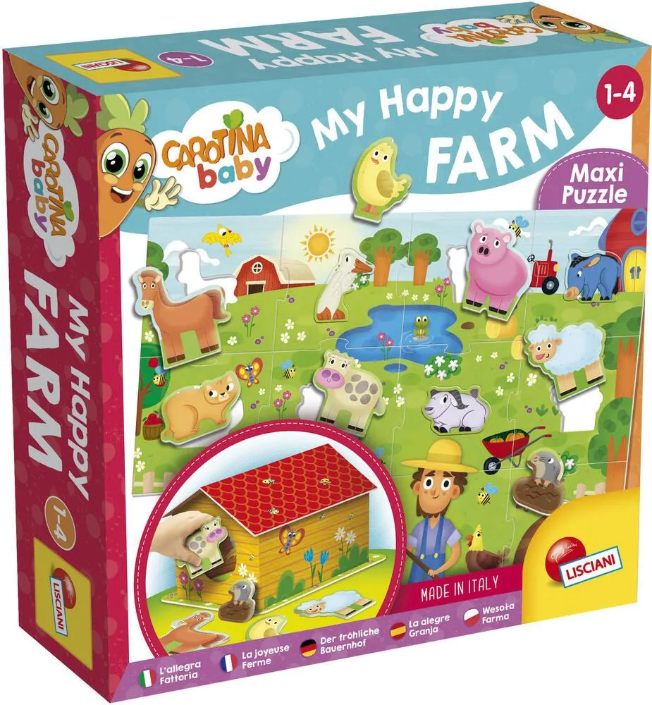 CAROTINA BABY PUZZLE MY HAPPY FARM FERME JOYEUSE 1 - 4