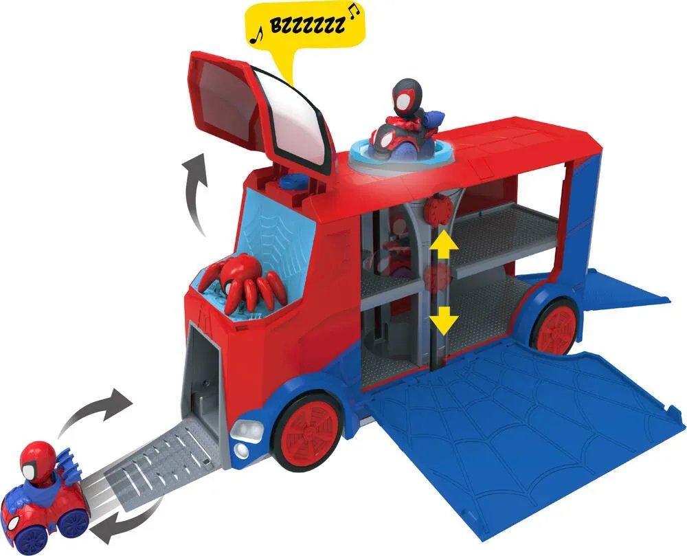 MARVEL SPIDEY - VEHICULE TRANSPORTEUR A FONCTION