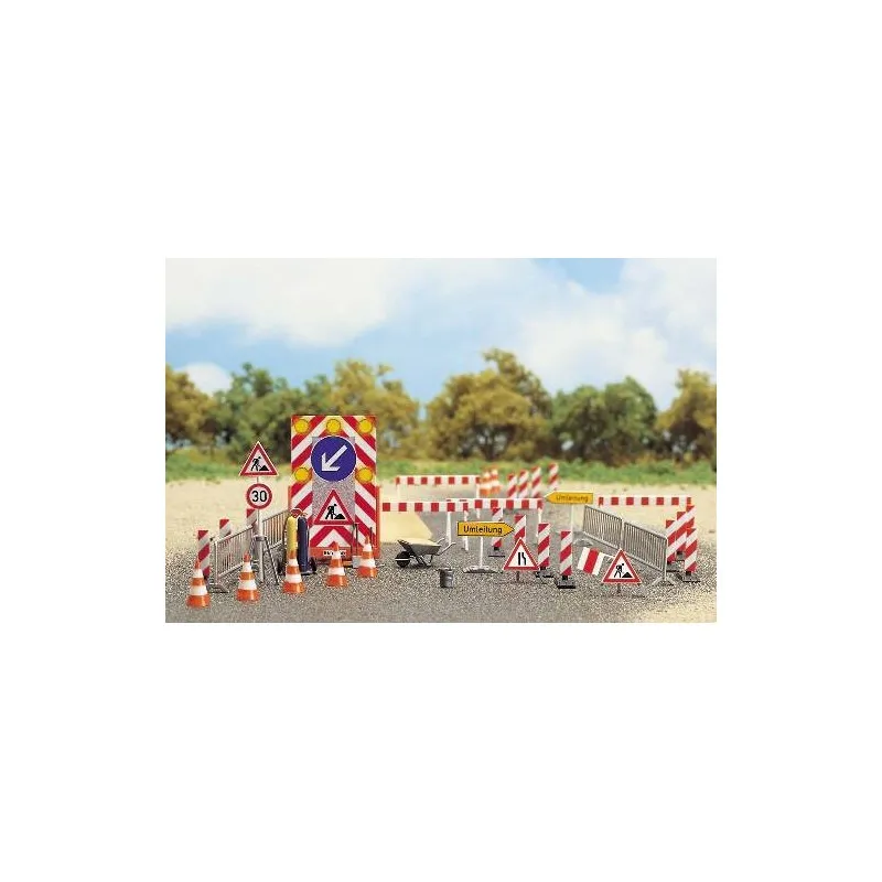 Route en construction. BUSCH 6048