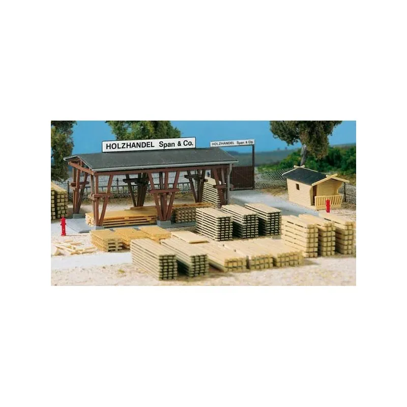 Entrepôt en bois. AUHAGEN 11353