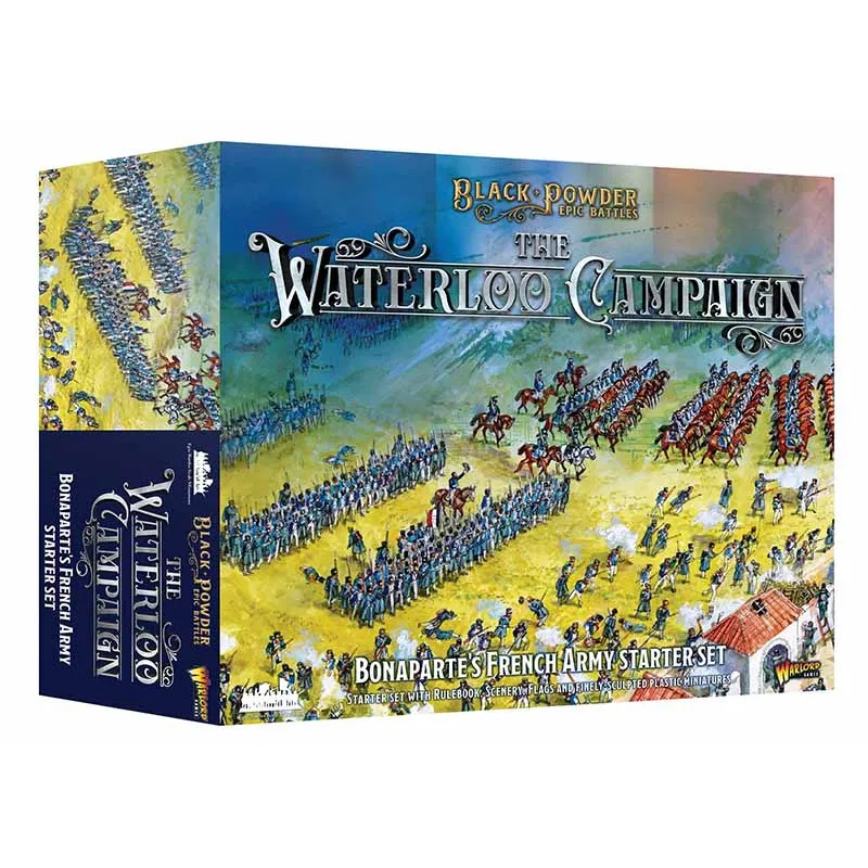 Batailles épiques : Waterloo. Le kit de démarrage français de Bonaparte. Espagnol. WARLORD GAMES 311512001ES