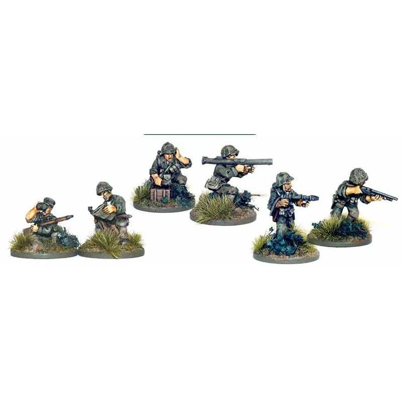 Équipes de bazooka, de tireurs d’élite et de lance-flammes de l’USMC. Bolt Action. WARLORD GAMES WGB-AM-29