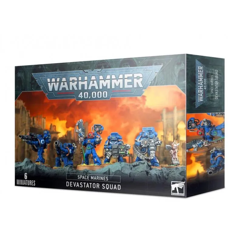 Escouade Space Marines Devastator. GAMES WORKSHOP 48-15