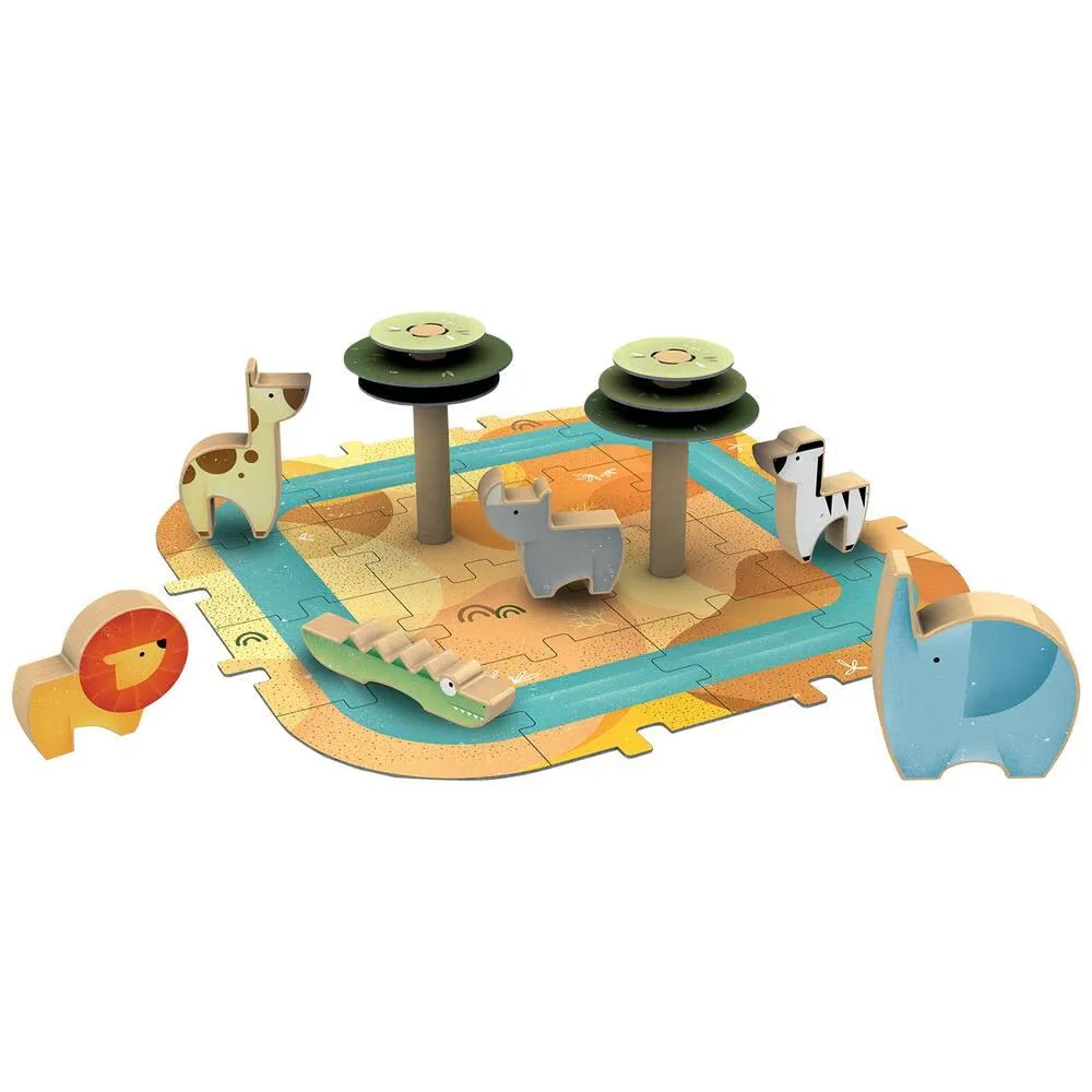 PUZZLE EN BOIS - SAVANE