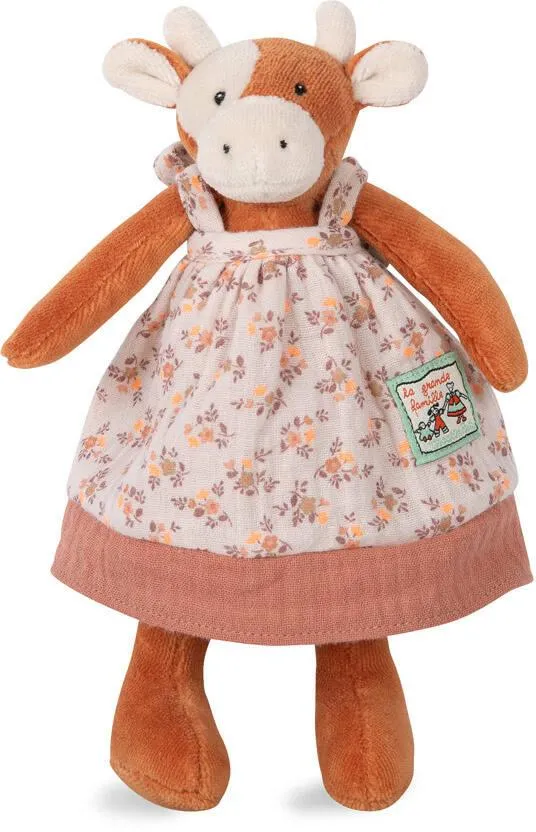 PELUCHE CHARLOTTE LA VACHE LES TOUT-PETITS LA GRANDE FAMILLE