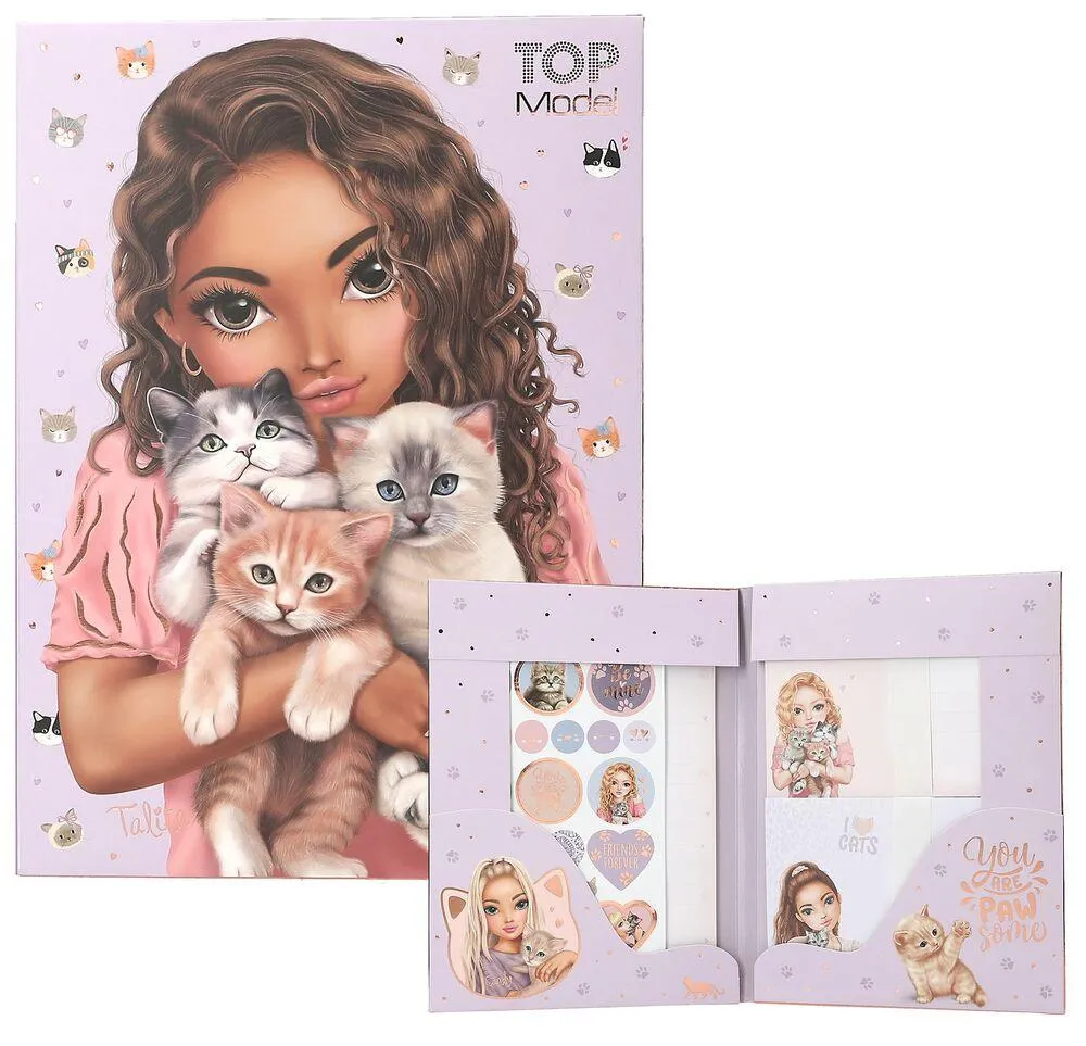 TOPMODEL PAPETERIE CAT LOVE