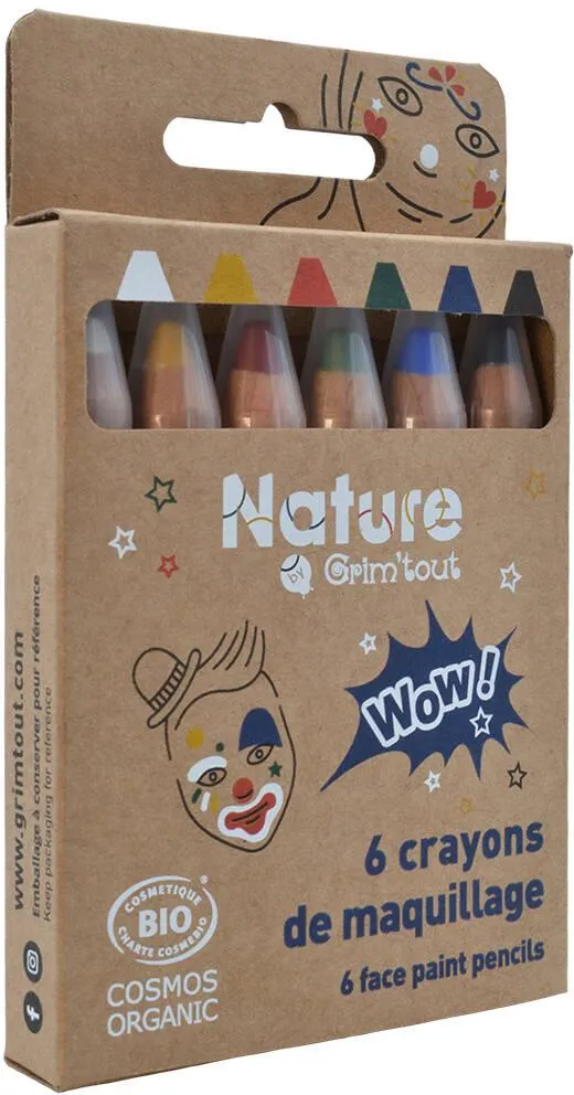 SET CRAYONS BIO 6 COULEURS -WOW