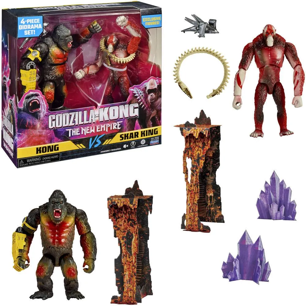 GODZILLA X KONG 2 - COFFRET DE 2 FIGURINES  ARTICULEES DE 14
