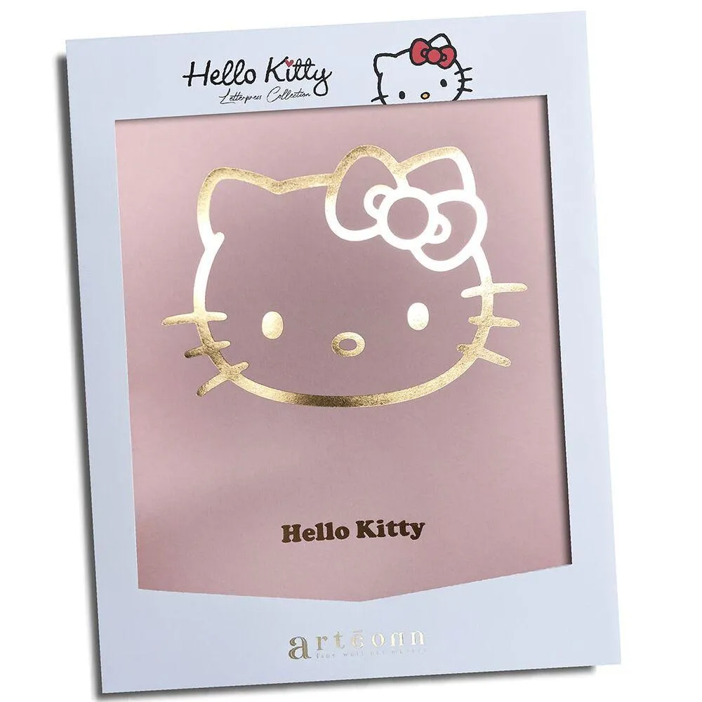 POSTER RIGIDE - FACE - HELLO KITTY