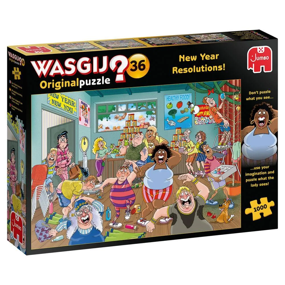 PUZZLE WASGIJ ORIGINAL 36 NEW YEAR RESOLUTIONS!