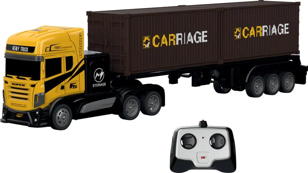 MON SUPER CAMION DE TRANSPORT RADIOCOMMANDE 1:16
