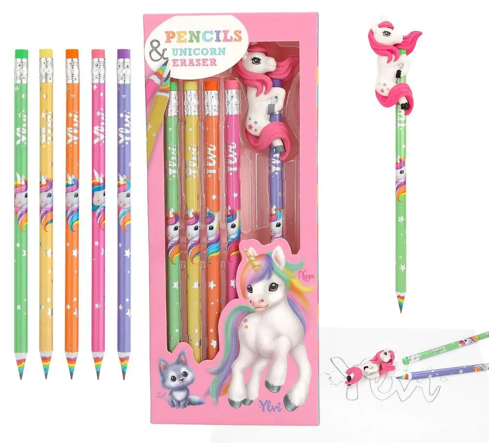 YLVI SET CRAYONS ARC-EN-CIEL